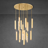 Audubon Alabaster Round Chandelier 40"